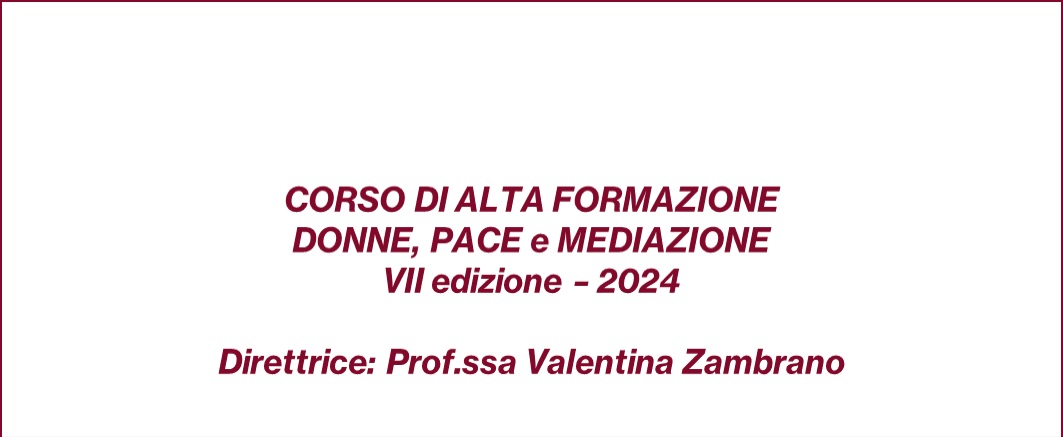 Open day 15 marzo 2024 ore 15:00. Ammissioni alla VII ed. del Corso aperte fino al 20 marzo