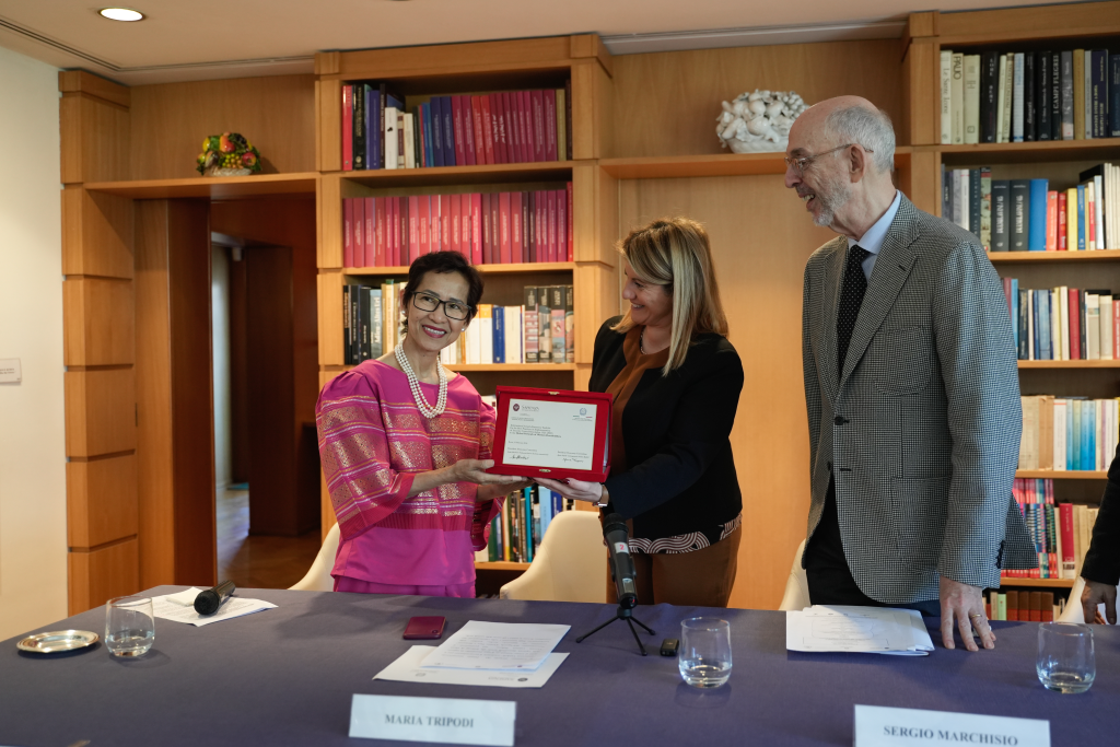 Cerimonia di assegnazione del Premio internazionale “Francesca Tardioli” per la migliore pratica in attuazione della Ris.1325 (2000) del CDS al Global Network for Women Peacebuilders